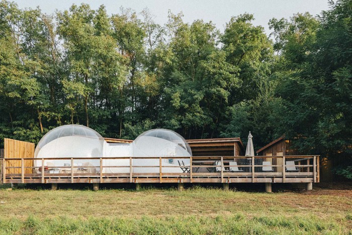 environnement extérieur bulle suite familiale domaine roma
